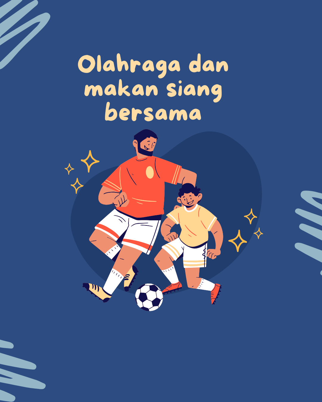 Olahraga dan makan siang bersama
